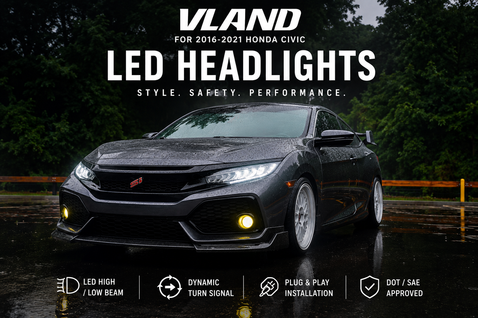 Upgrade Premium VLAND LED Headlights