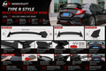 Honda Civic Sedan 2016–2021 Type R Style Rear Trunk Spoiler Wing | Primed Black ABS